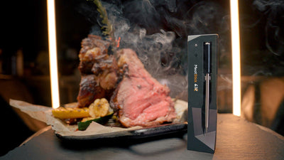 The MeatStick 4- kabelloses Fleischthermometer, mit Ladegerät verschiedene Reichweite