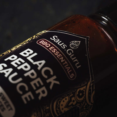 Saus.Guru Black Pepper BBQ Sauce - 500ml Flasche