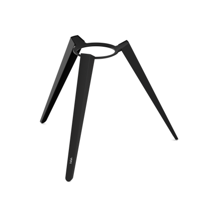 höfats MOON 45 all black Feuerkorb mit hohem Fuß