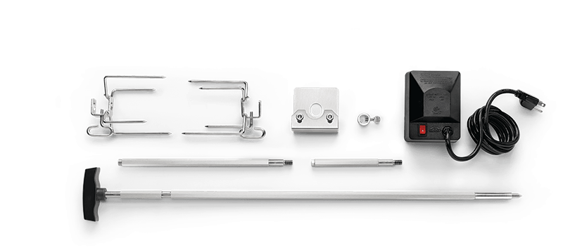 Rogue PRO-S Rotisserie Set - Napoleon Phantom Rogue PRO-S 425 Mattschwarz mit gratis Drehspieß