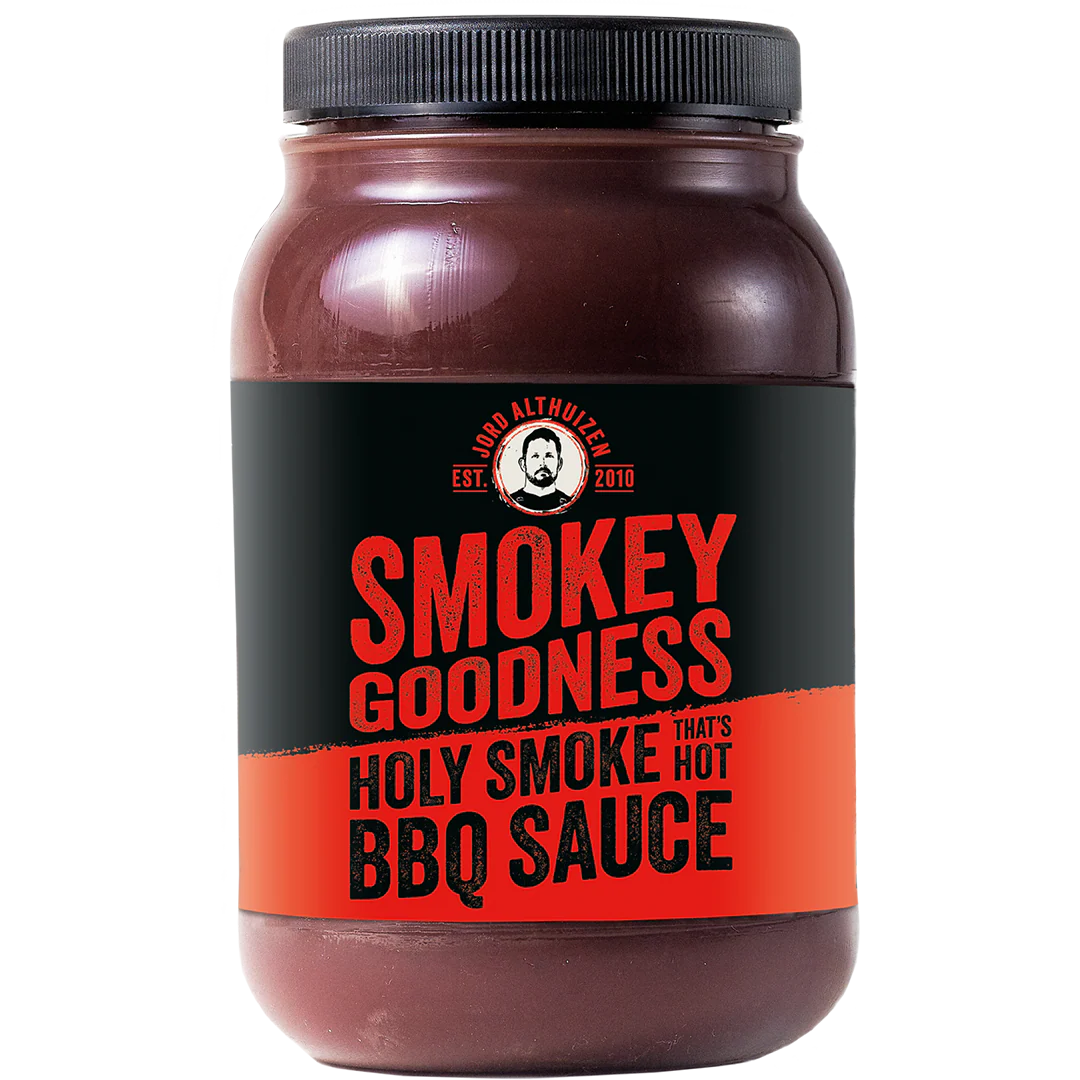 Jord Althuizen BBQ-Sauce Holy Smoke that's hot, 500ml