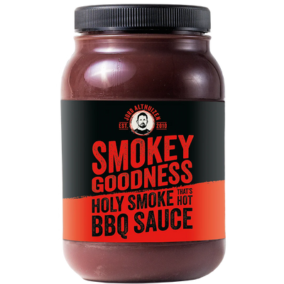 Jord Althuizen BBQ-Sauce Holy Smoke that's hot, 500ml