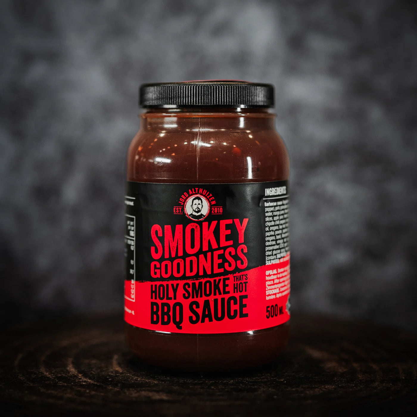 Jord Althuizen BBQ-Sauce Holy Smoke that's hot, 500ml