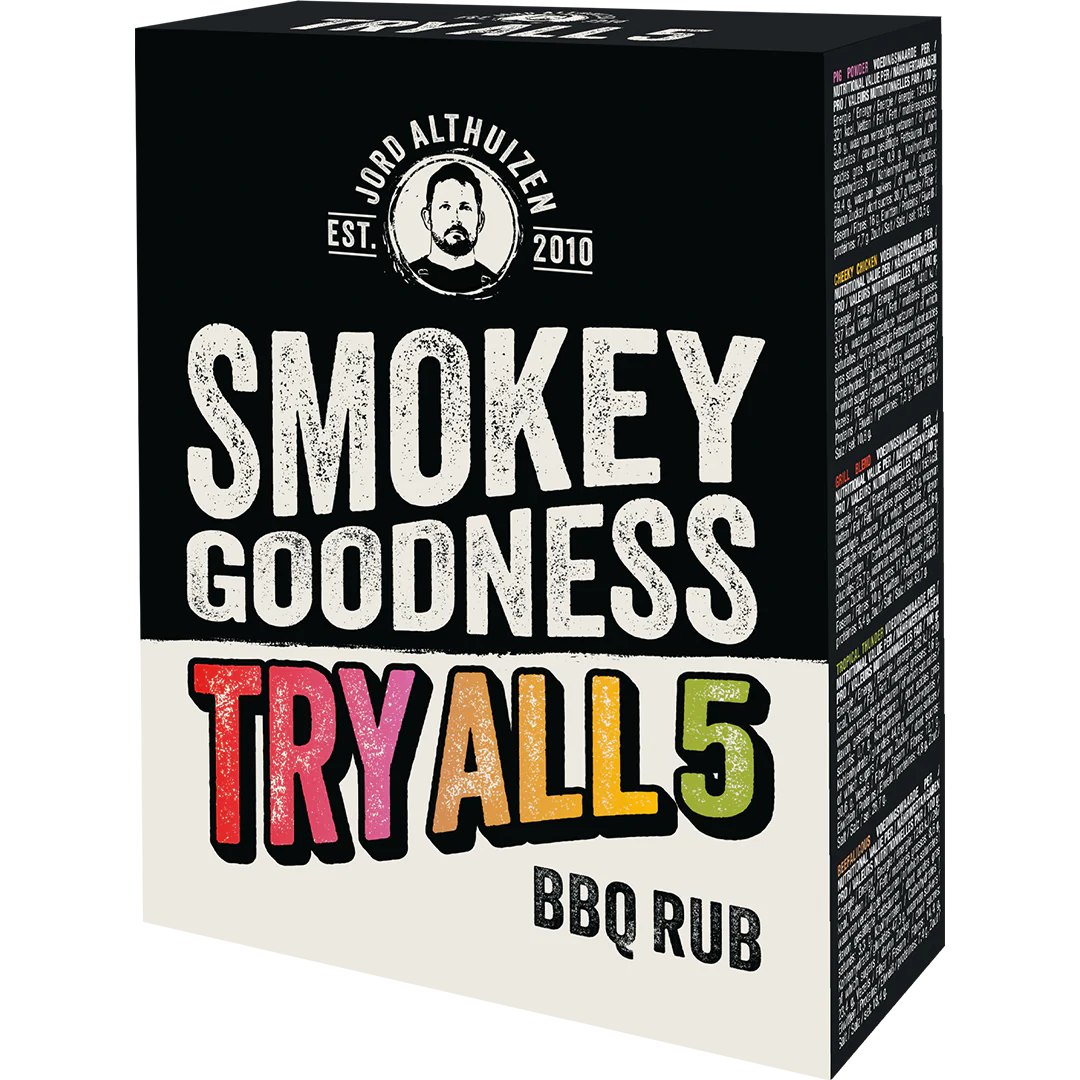 Jord Althuizen BBQ Rub Try All 5, 150 g