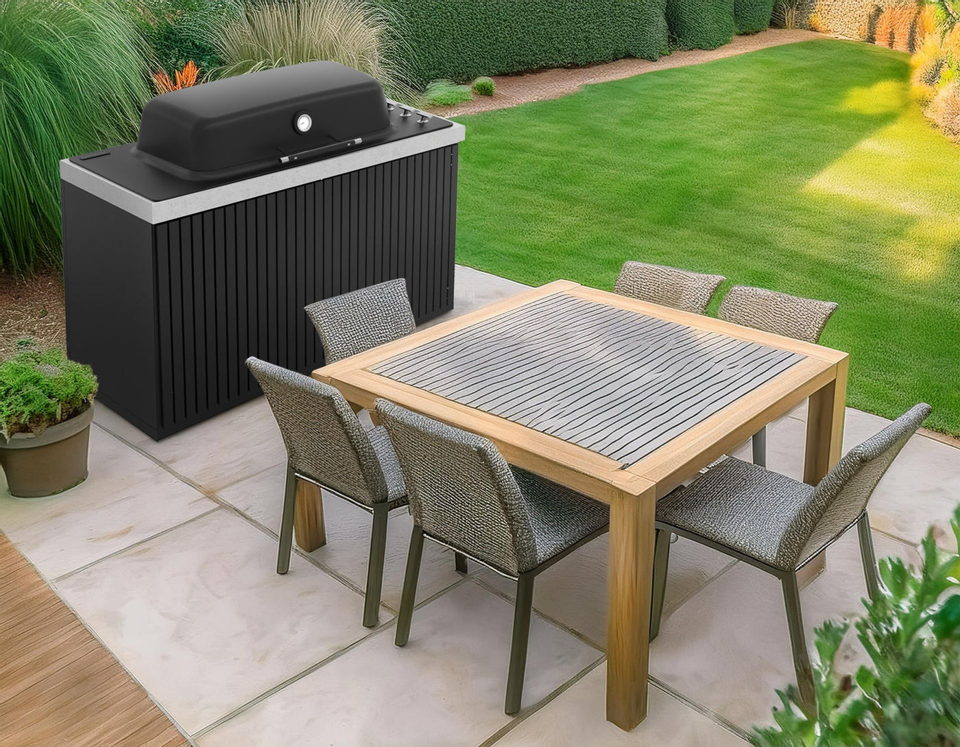 Everdure BBQ Modul inkl. FURNACE SEABREEZE – Black