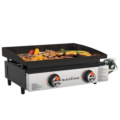 Blackstone 22" Griddle Tischgrill 7 kW mit 2 Brennern - 2 Ausführungen