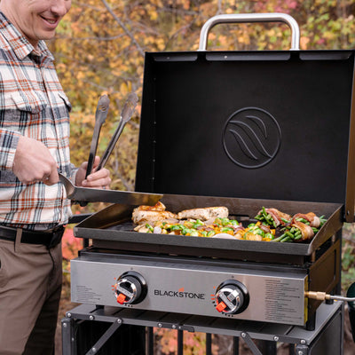 Blackstone 22" Griddle Tischgrill 7 kW mit 2 Brennern - 2 Ausführungen