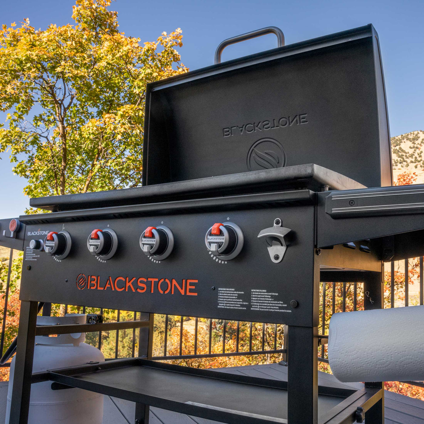 Blackstone 36" Griddle Grillstation 17,5 kW mit 4 Brennern inkl. Deckel