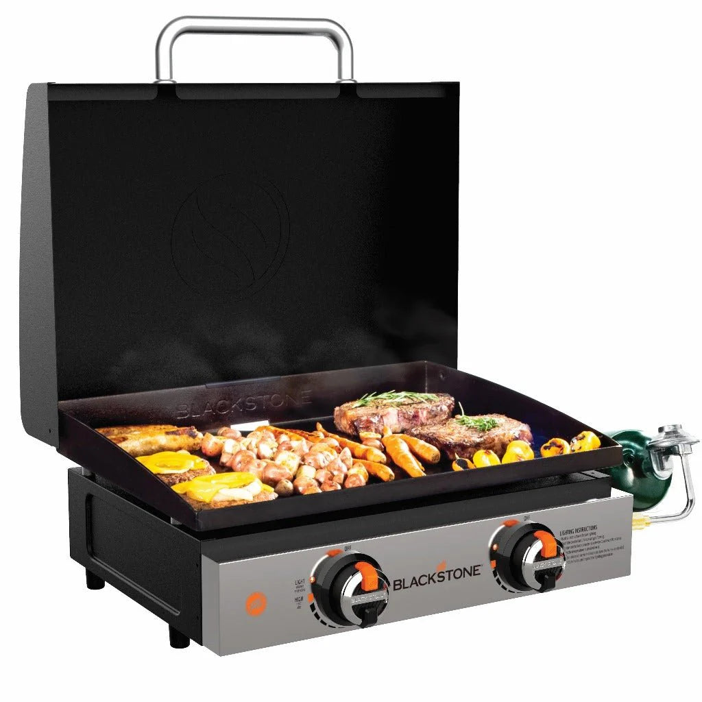 Blackstone 22" Griddle Tischgrill 7 kW mit 2 Brennern - 2 Ausführungen