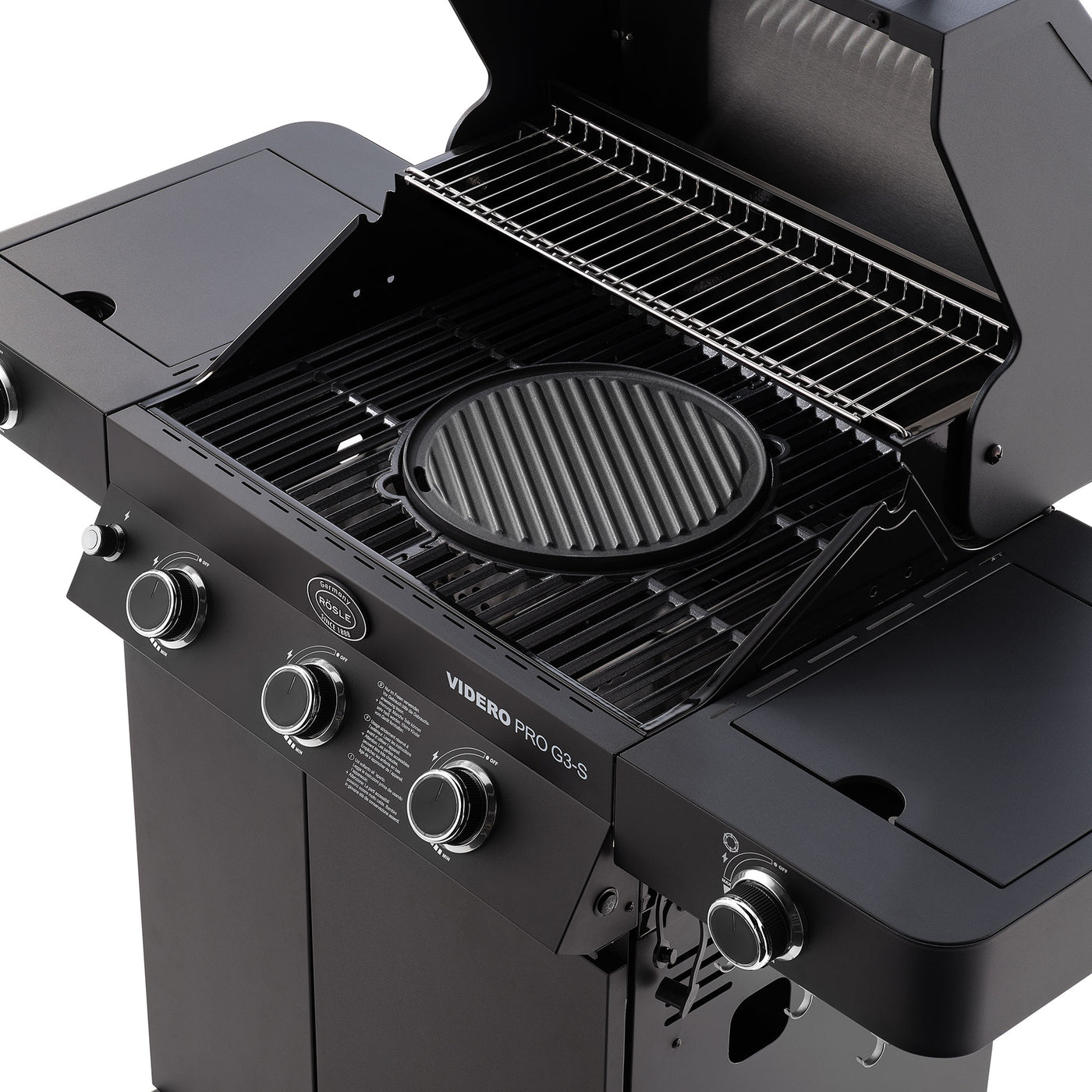 Rösle BBQ-Station VIDERO PRO G3-S VARIO+ 50mbar mattschwarz