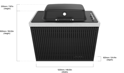 Everdure BBQ Modul inkl. FURNACE SEABREEZE – Black
