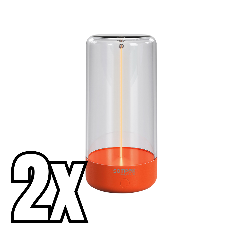SOMPEX Pulse Akku-Tischleuchte, Doppelpack