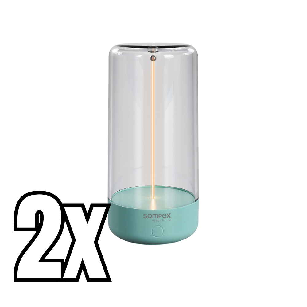 SOMPEX Pulse Akku-Tischleuchte, Doppelpack
