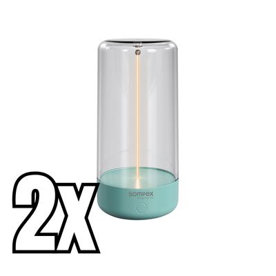 SOMPEX Pulse Akku-Tischleuchte, Doppelpack
