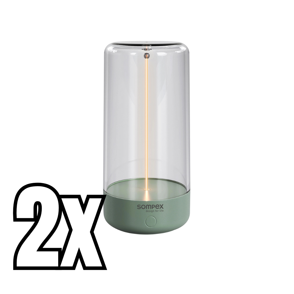 SOMPEX Pulse Akku-Tischleuchte, Doppelpack