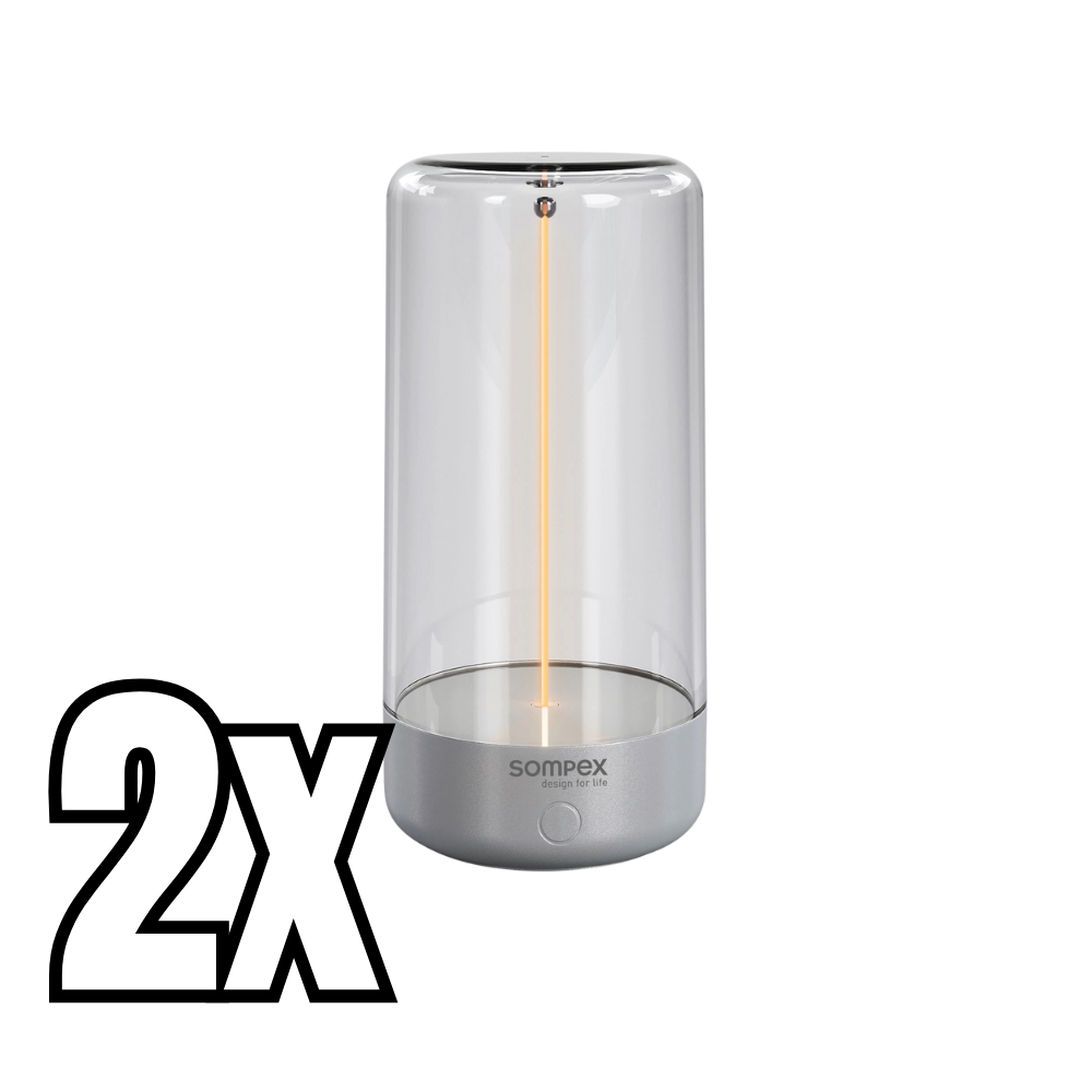 SOMPEX Pulse Akku-Tischleuchte, Doppelpack