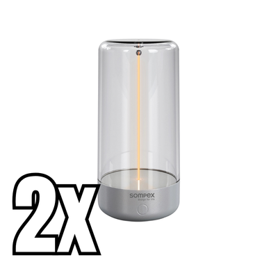 SOMPEX Pulse Akku-Tischleuchte, Doppelpack