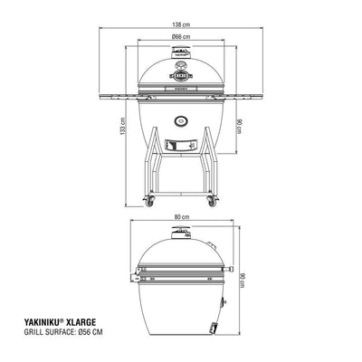 Yakiniku XLARGE 22" Kamado Ø 66 cm