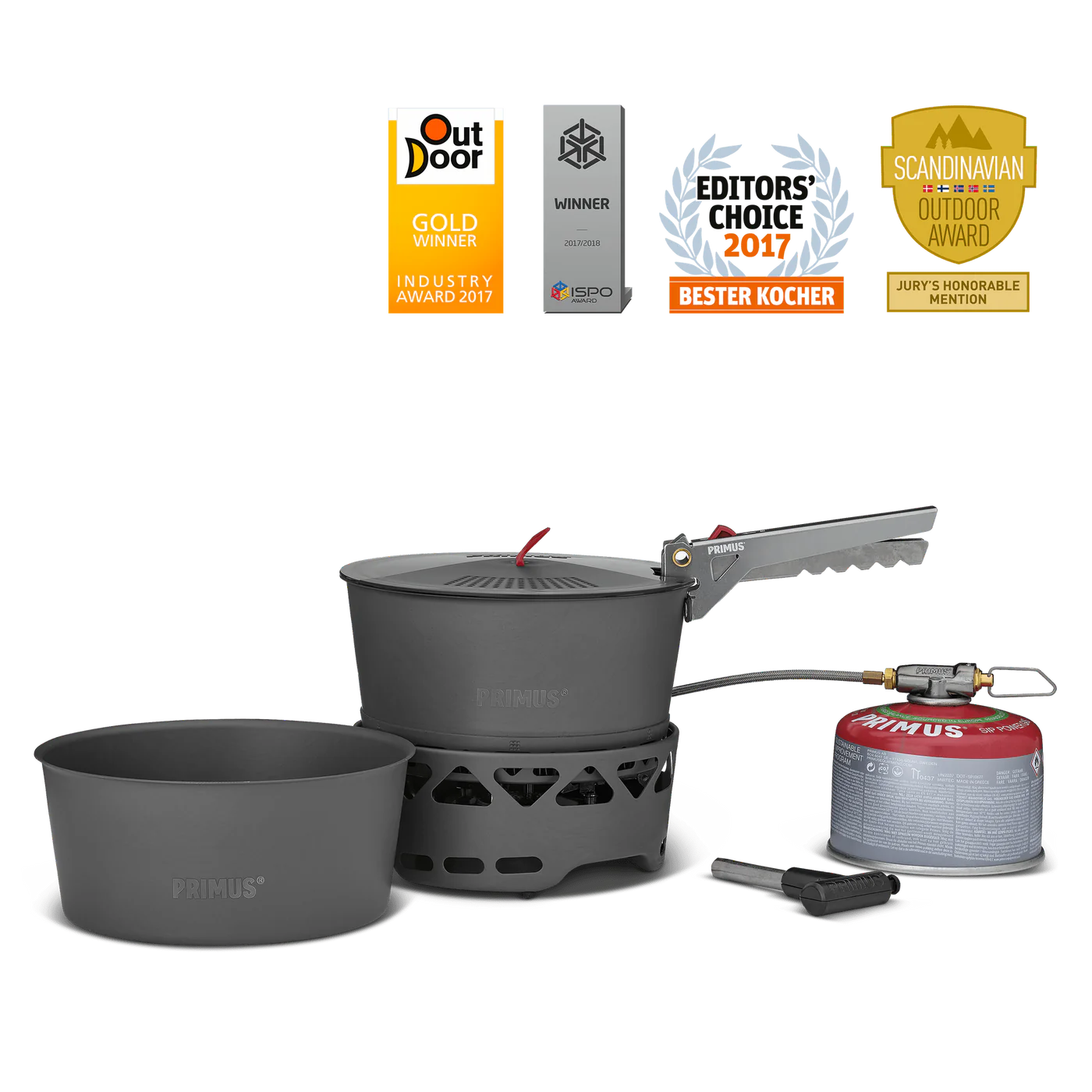 Primus PrimeTech Stove Set 2000 Watt, 2x 1.3L