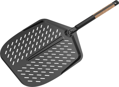 Witt Pizza-Schieber, Aluminium Black Edition, Korkgriff 14"