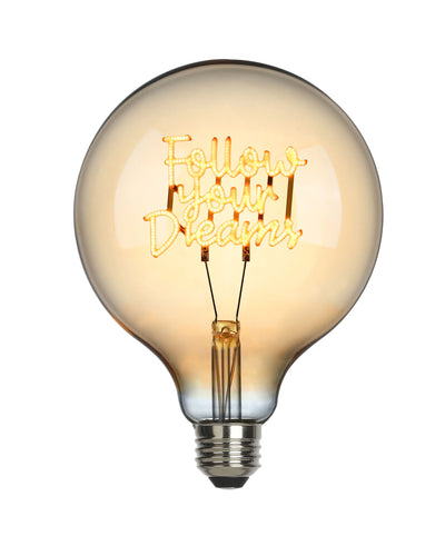 SOMPEX LED-Filament Glühbirne E27 - Schriftzüge