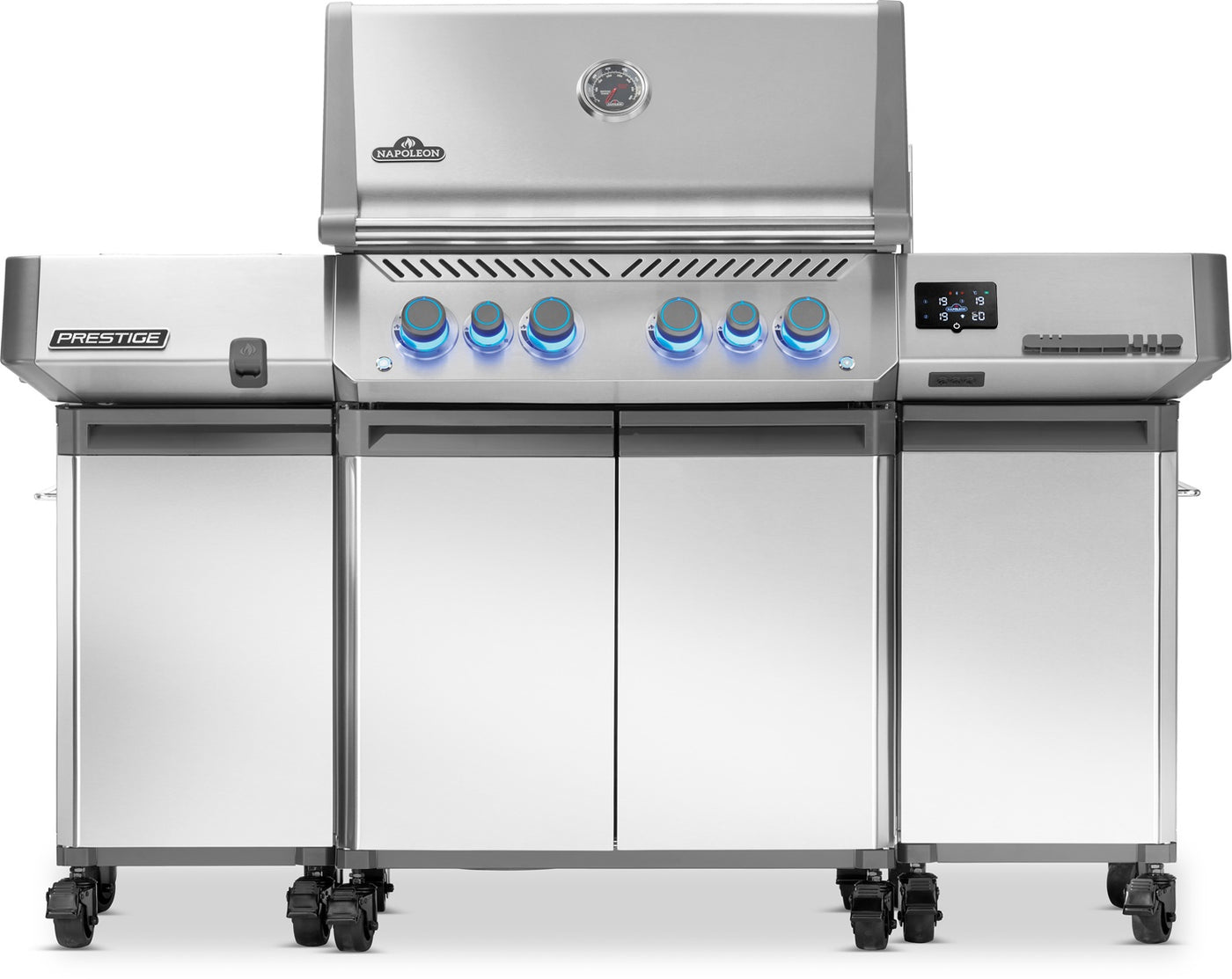 Napoleon Prestige Unterschrank-Set, Edelstahl, links und rechts