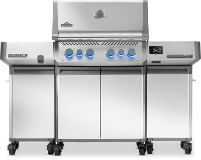 Napoleon Prestige Unterschrank-Set, Edelstahl, links und rechts