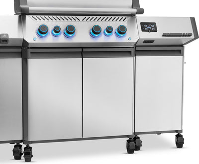 Napoleon Prestige Unterschrank-Set, Edelstahl, links und rechts