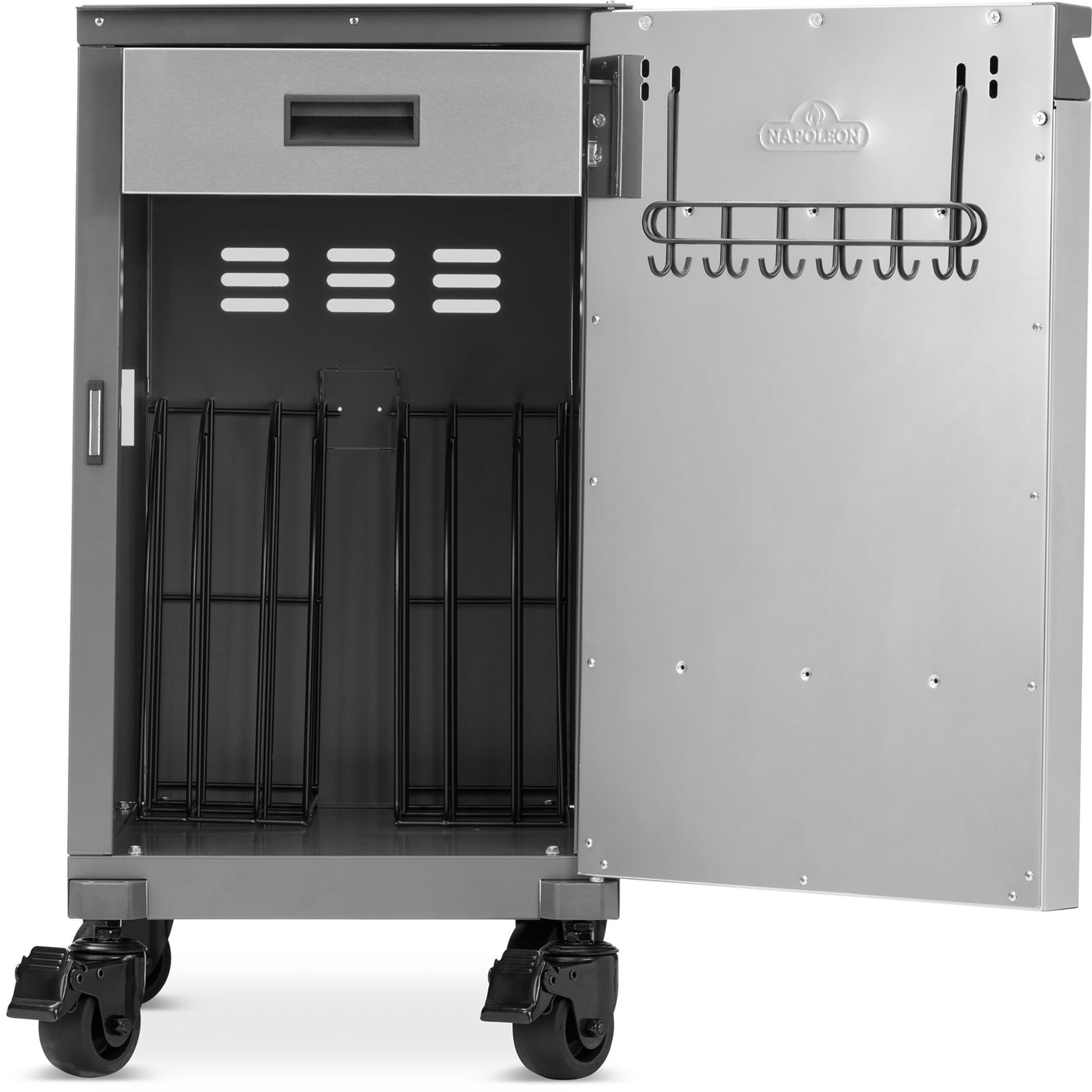 Napoleon Prestige Unterschrank-Set, Edelstahl, links und rechts