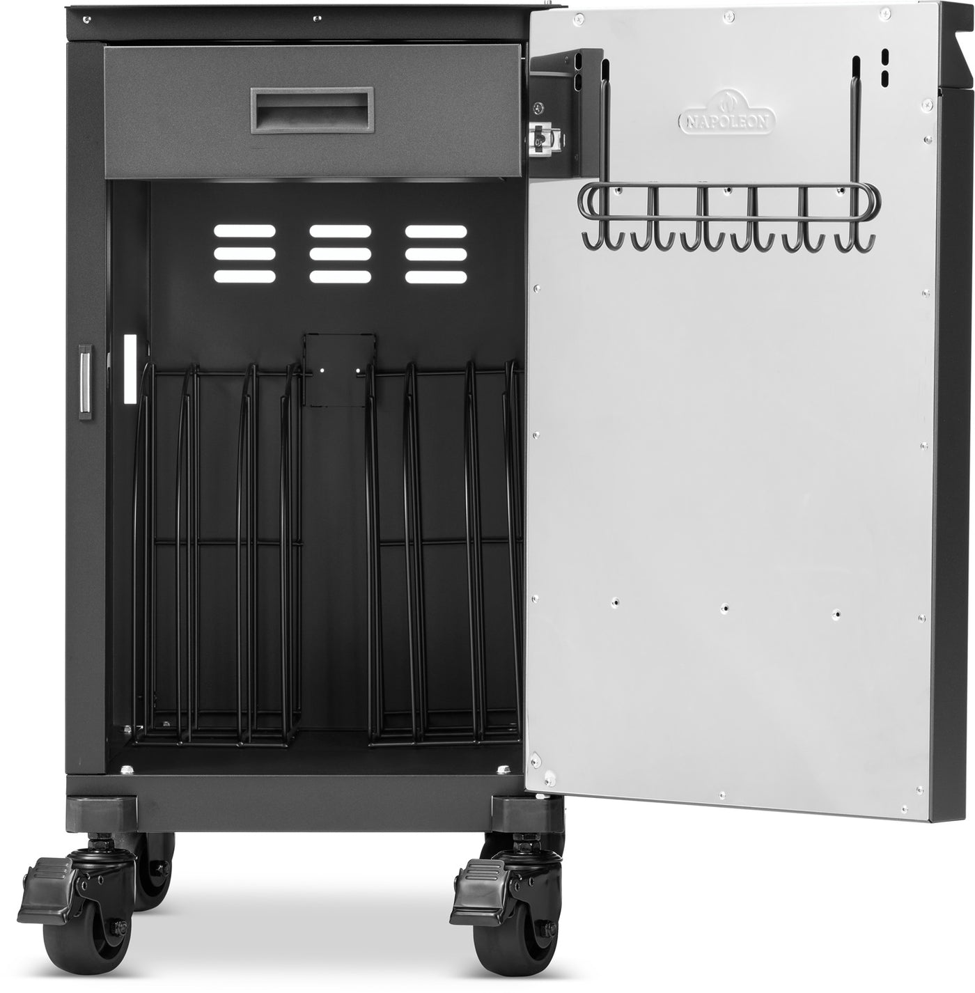 Napoleon Phantom Prestige Unterschrank-Set, mattschwarz – links & rechts