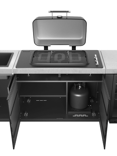 Everdure BBQ Modul inkl. FURNACE SEABREEZE – Black