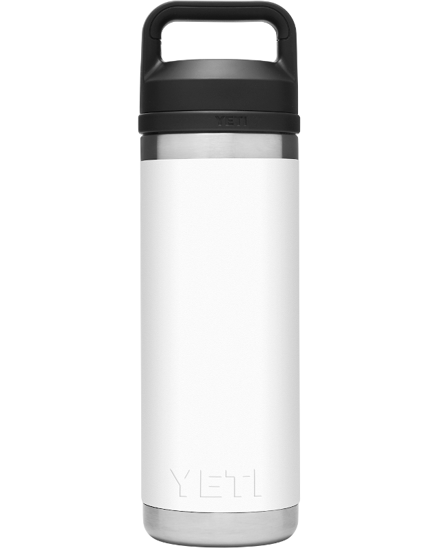 Yeti Rambler 18 Oz (532 ml) Flasche mit Chug Cap, weiß