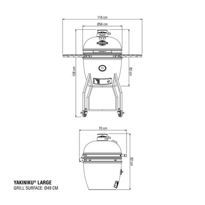 Yakiniku LARGE 19" Kamado Ø 56 cm