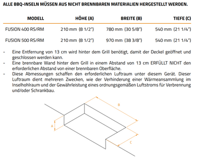 Brabura Fusion 400 RM schwarz, Gasgrill