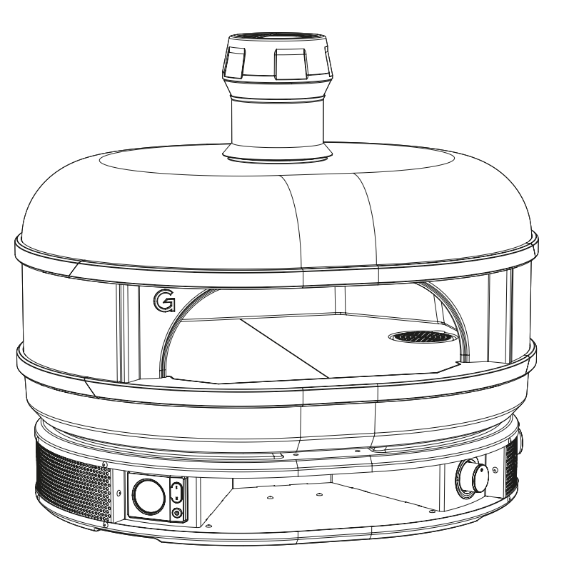 Gozney Dome Dual-Fuel Gas-Pizzaofen, verschiedene Farben, 7 kW