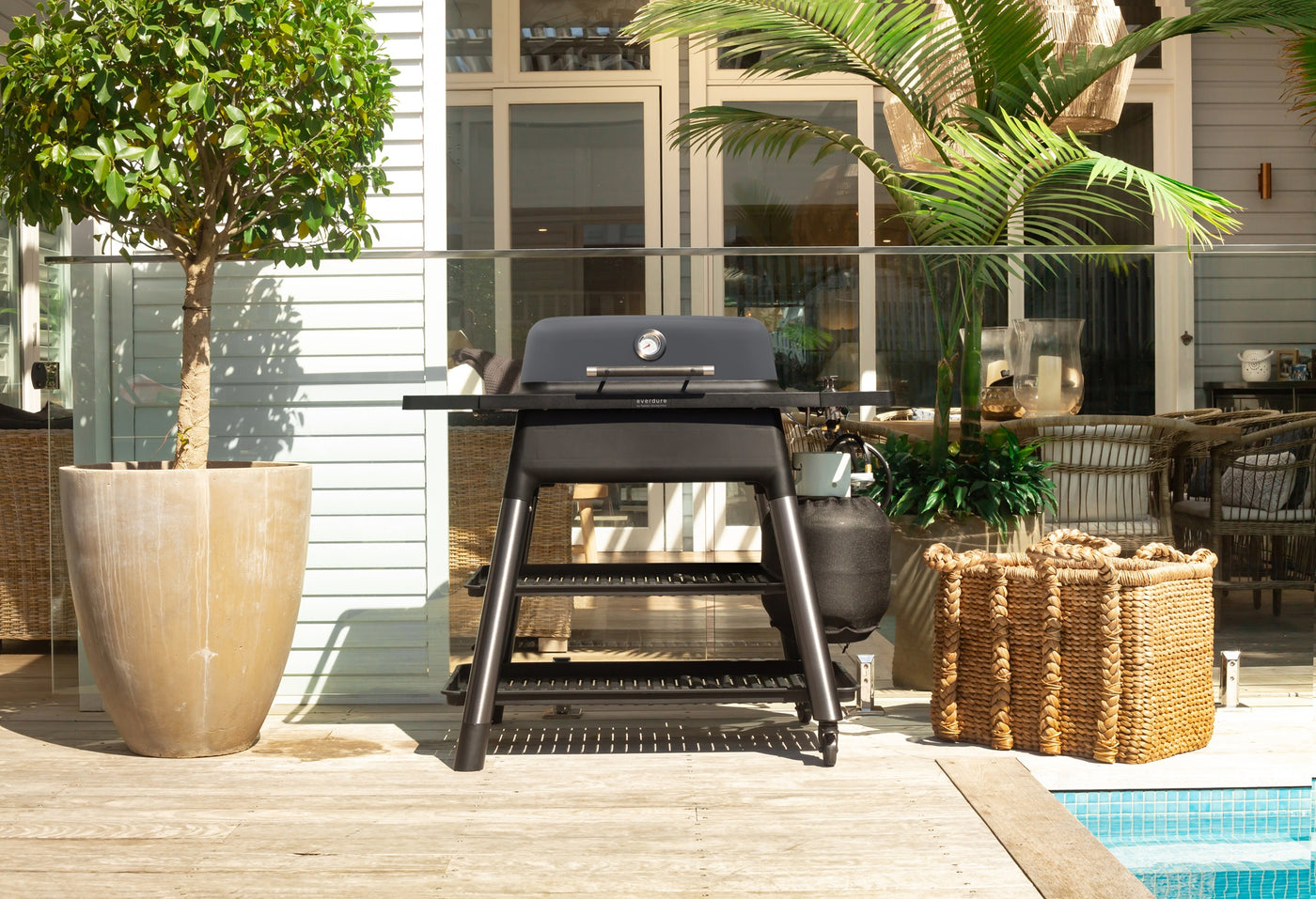 Everdure FORCE Gasgrill Modell 2024 mit Doppelboden, matt