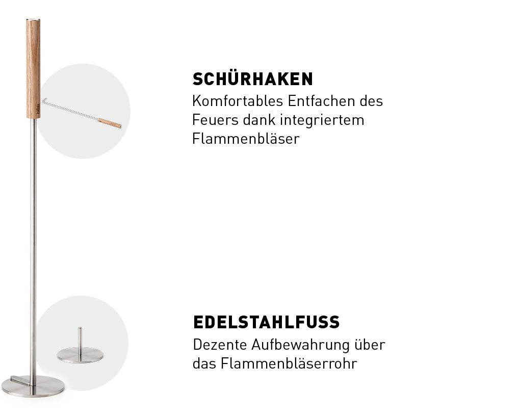 höfats Feuerwerkzeug-Set, 3-teilig