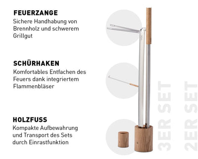 höfats Feuerwerkzeug-Set, 3-teilig