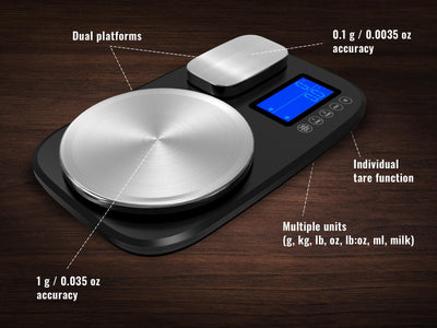 Witt Digitale Küchenwaage, bis 1 kg oder 10 kg