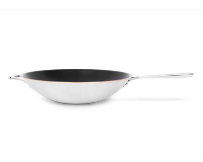 Olavson Kupferkern Wok Ø36 cm, beschichtet mit Stielgriff