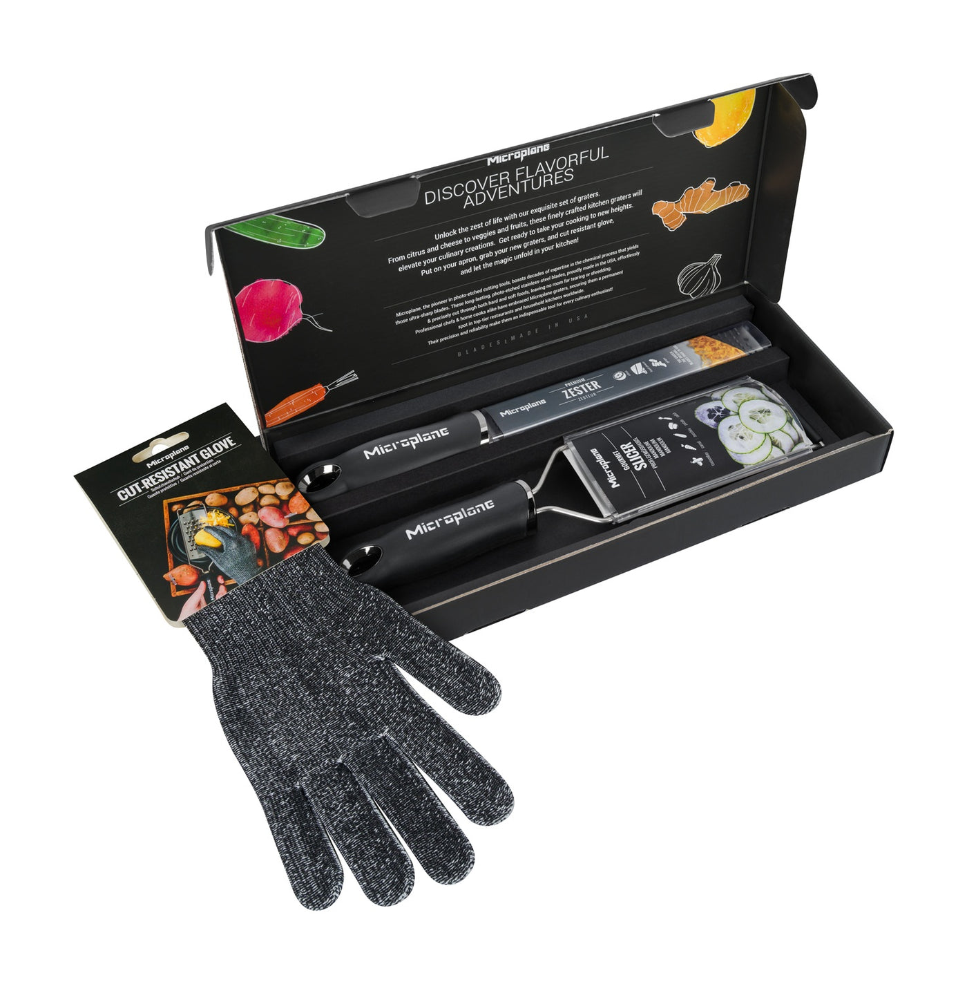 Microplane Gourmet Serie - Gourmet Reiben-Set