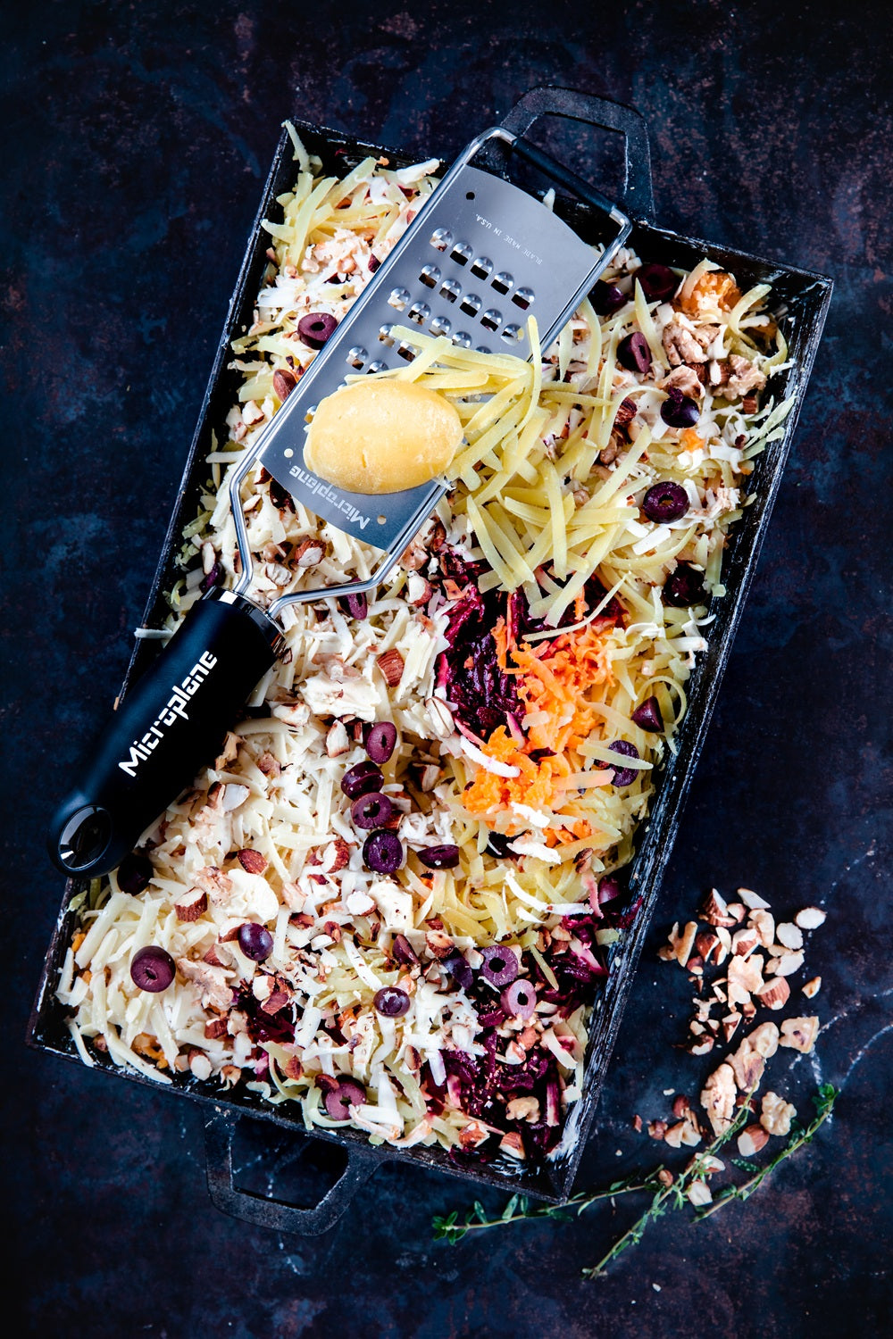 Microplane Gourmet Serie - Sehr grobe Reibe, schwarz