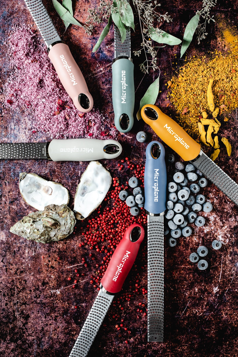 Microplane Premium Classic Zester-Reibe, verschiedene Farben