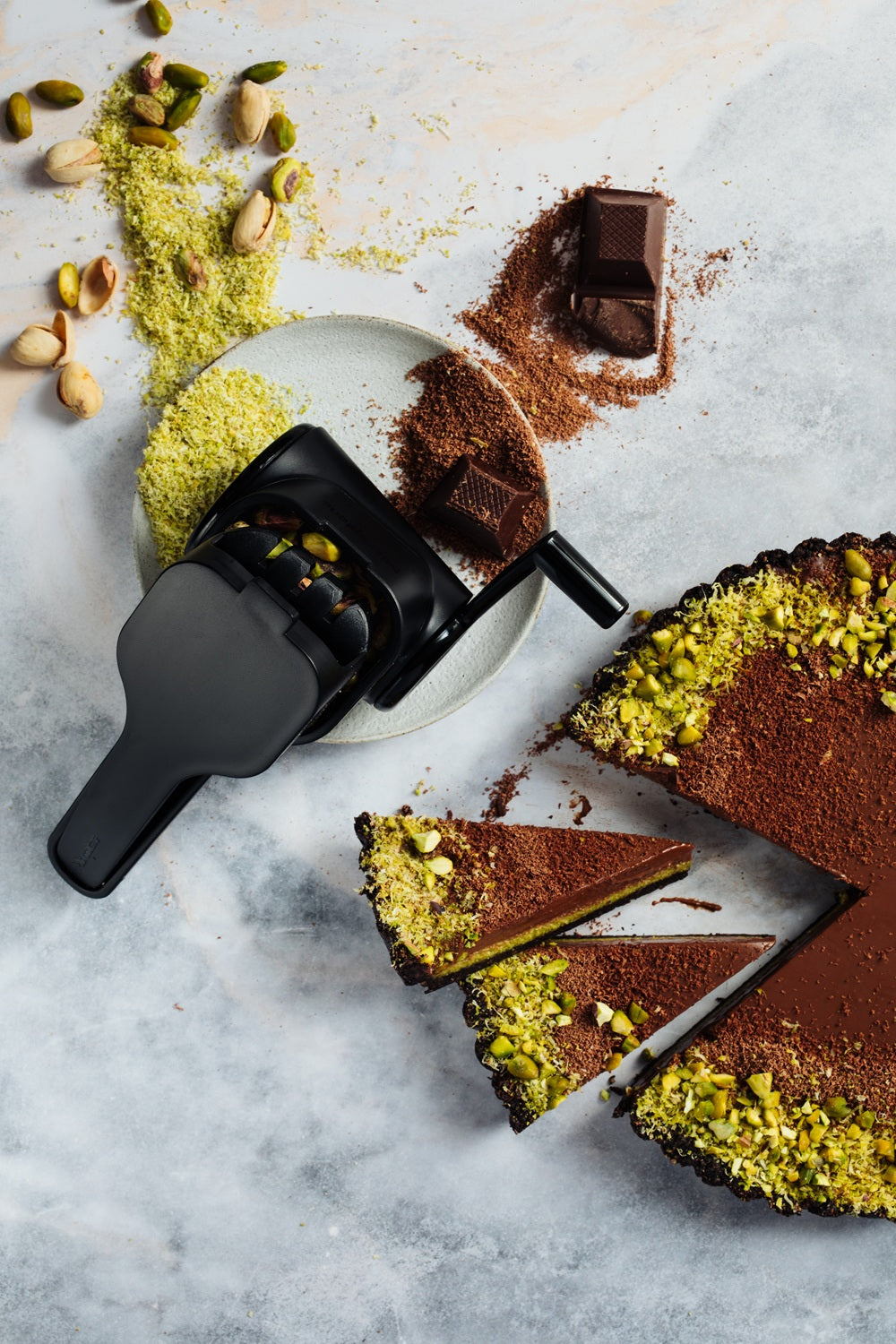 Microplane - rotierende Reibe, schwarz