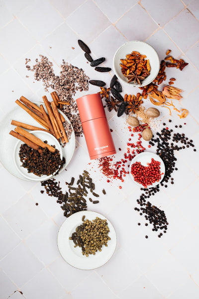 Microplane Gewürzmühle 2in1, verschiedene Farben