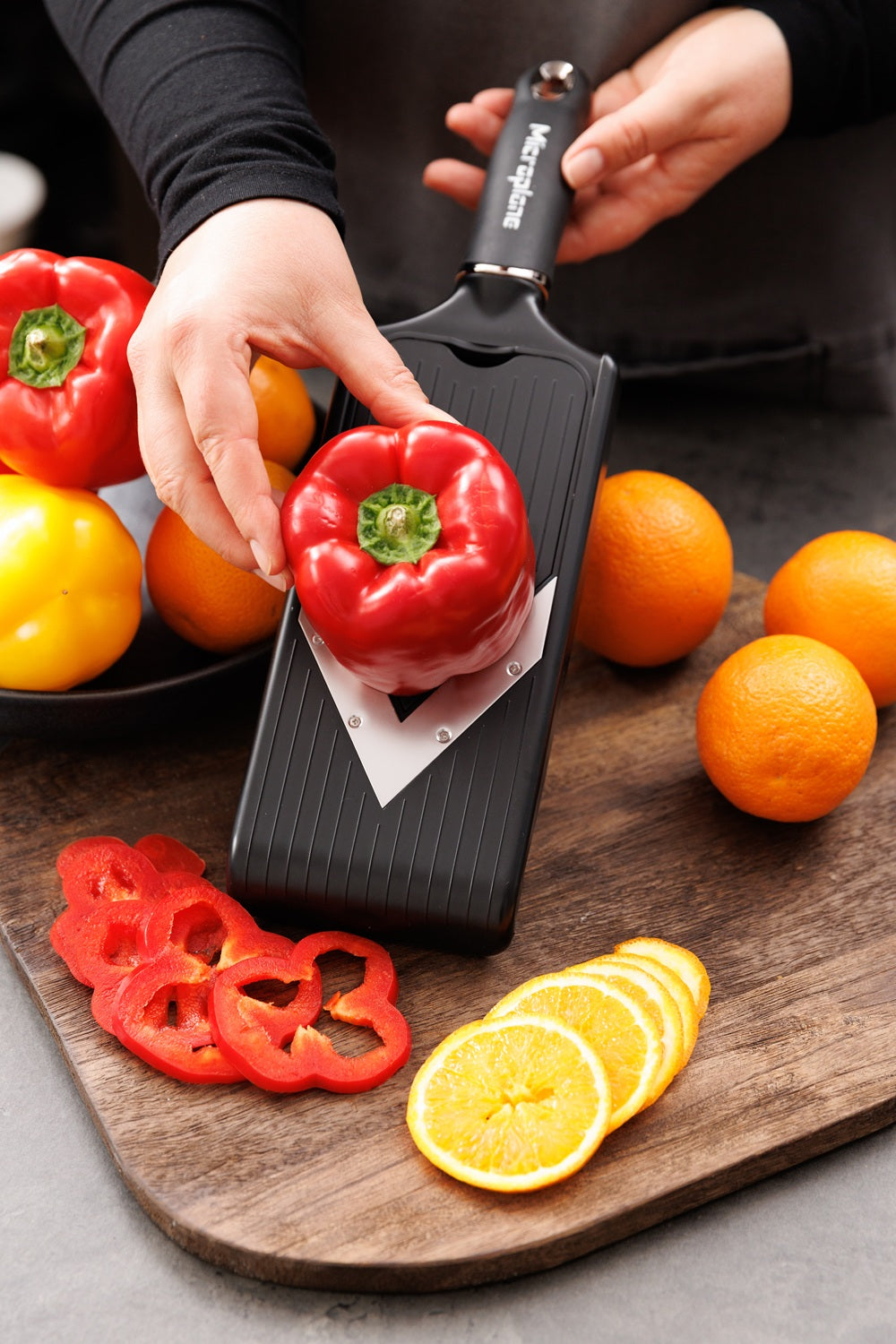 Microplane - Multihobel mit V-Klinge und Julienneklinge