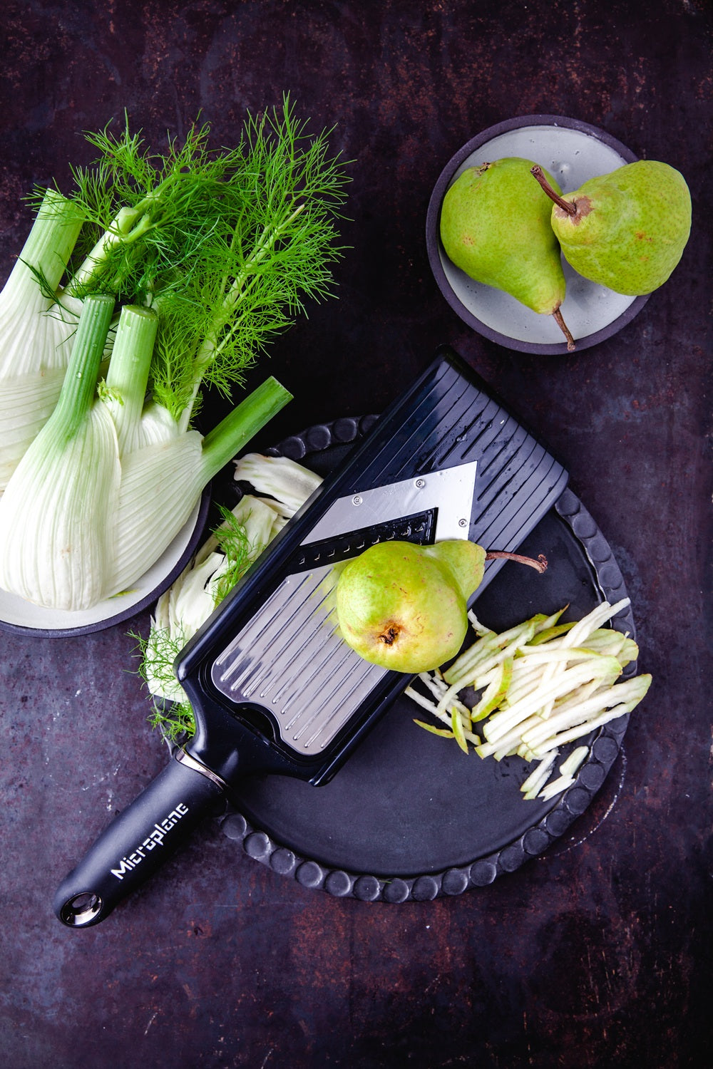 Microplane - Multihobel mit V-Klinge und Julienneklinge