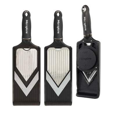 Microplane - Multihobel mit V-Klinge und Julienneklinge