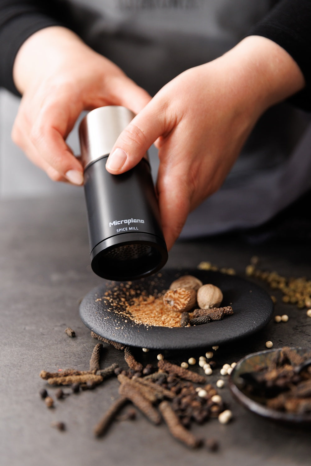 Microplane - Muskatmühle 2-in-1, Edelstahl