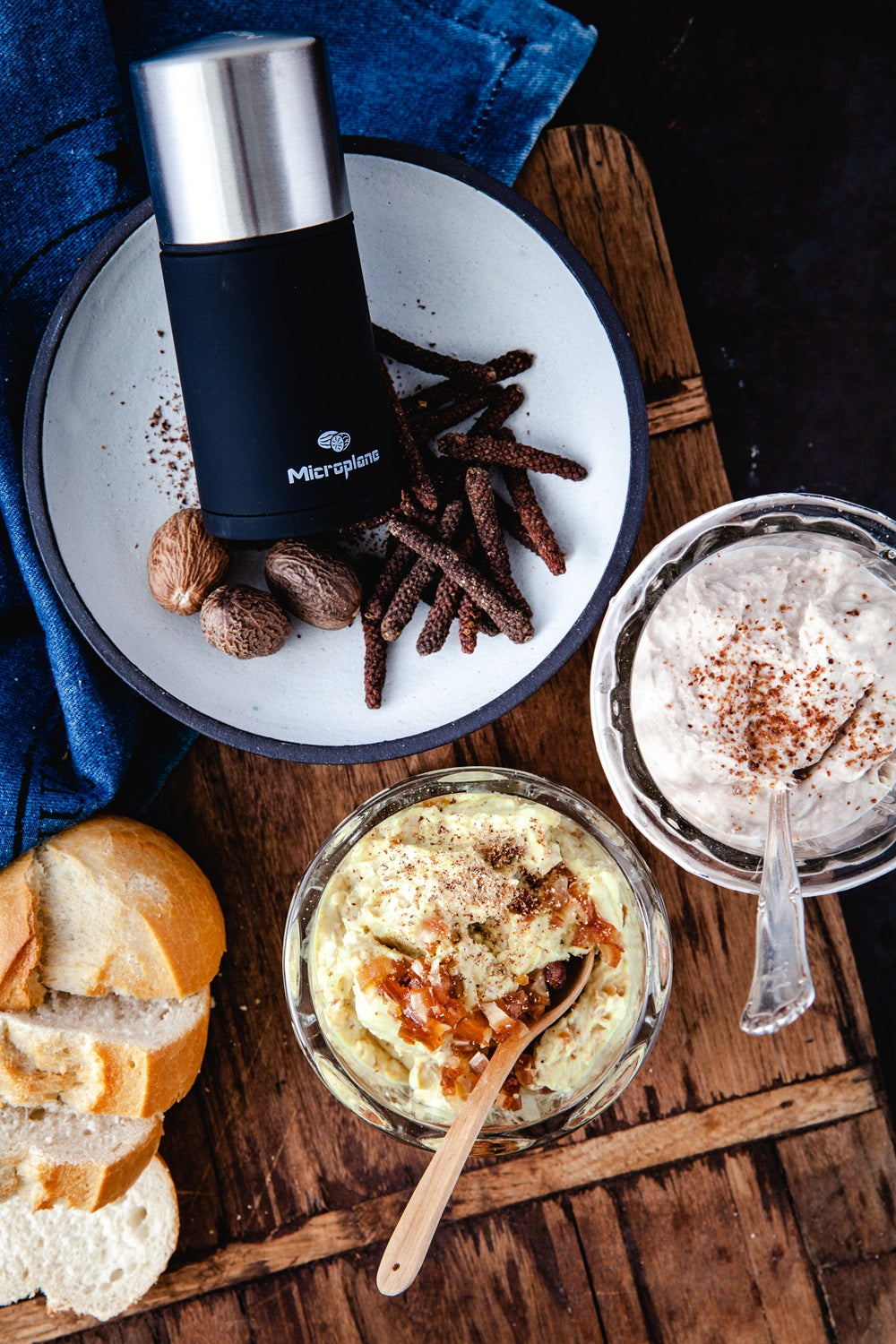 Microplane - Muskatmühle 2-in-1, Edelstahl